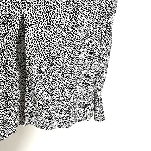 MISSGUIDED Black White Dalmatian Print Dress Size 6 - Picture 4 of 13